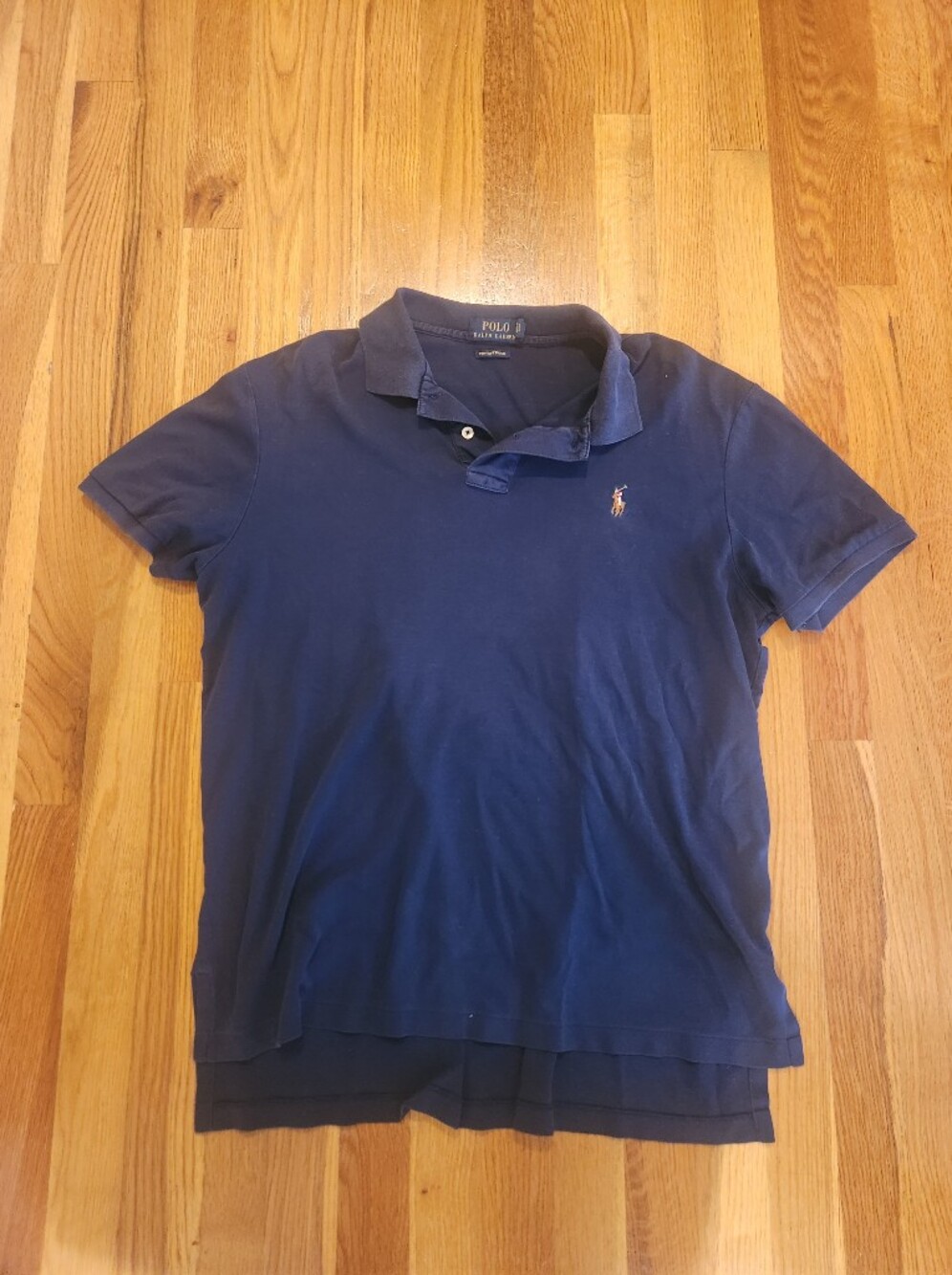 Polo by Ralph Lauren Men’s Navy Short-Sleeve Polo Shirt L